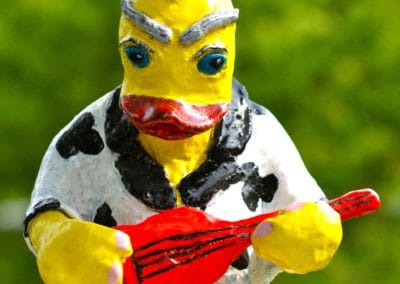 Punky met gitaar