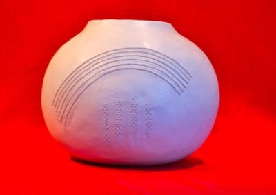 Witte Afrikaanse pot