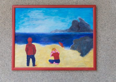 Kinderen op het strand